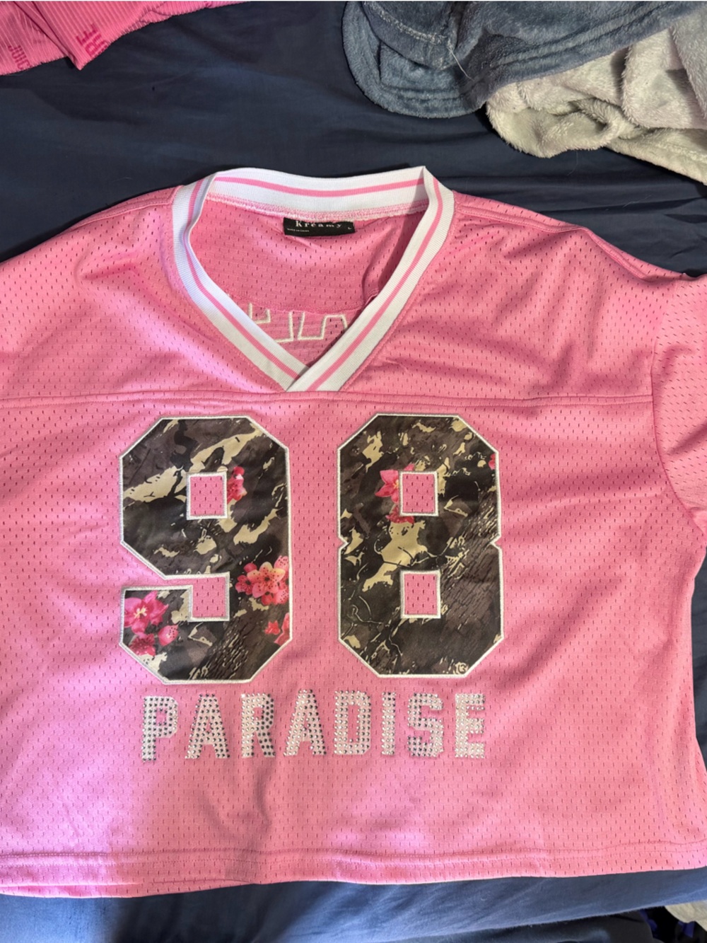 Pink Girls' Jersey Top